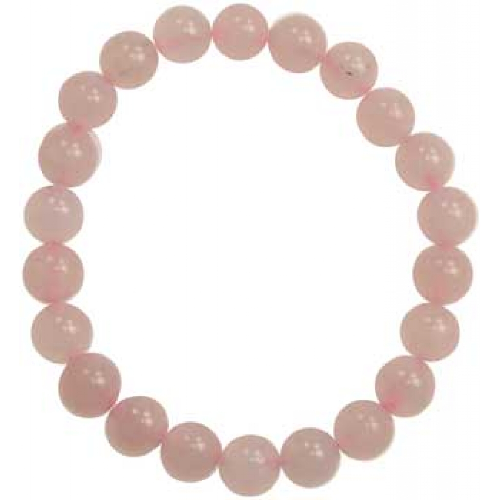 8mm Rose Quartz Stretch Bracelet