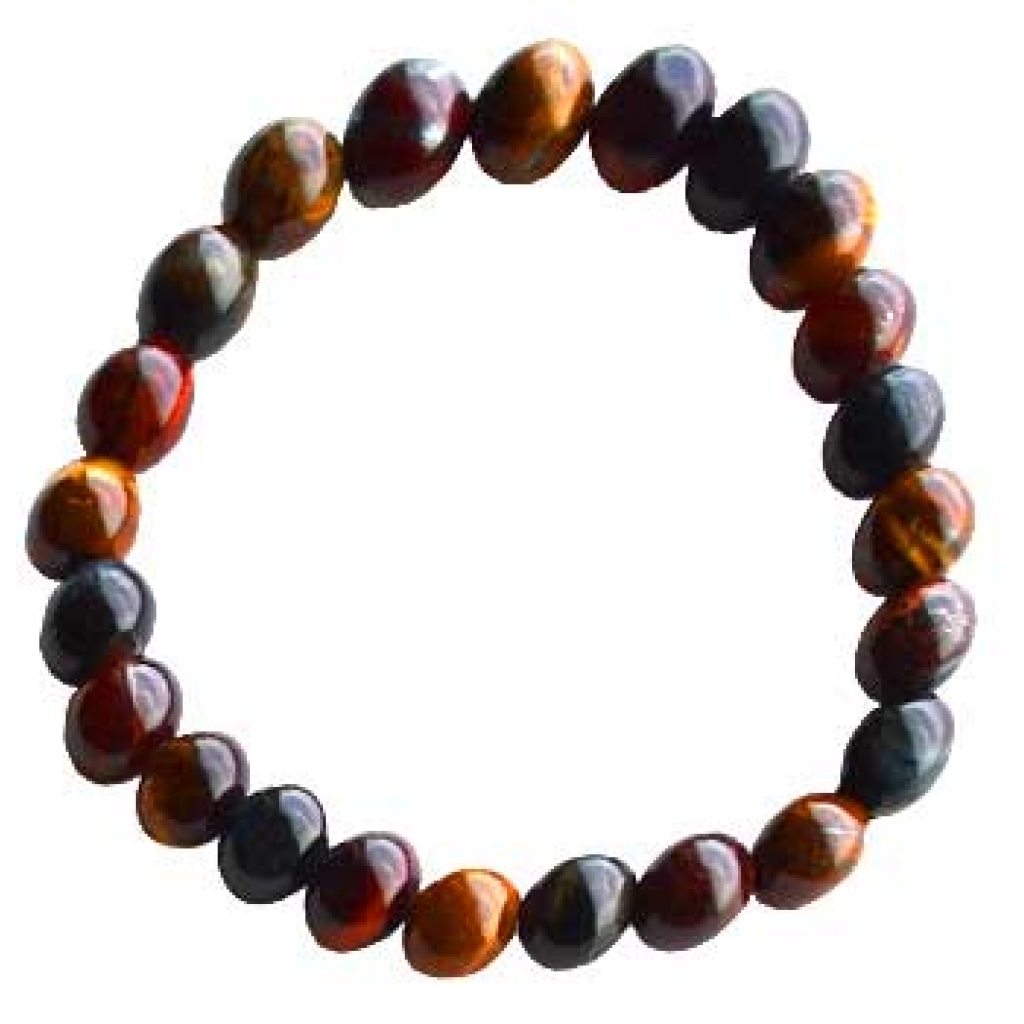 8mm Tiger Eye Bracelet for Strength and Protection