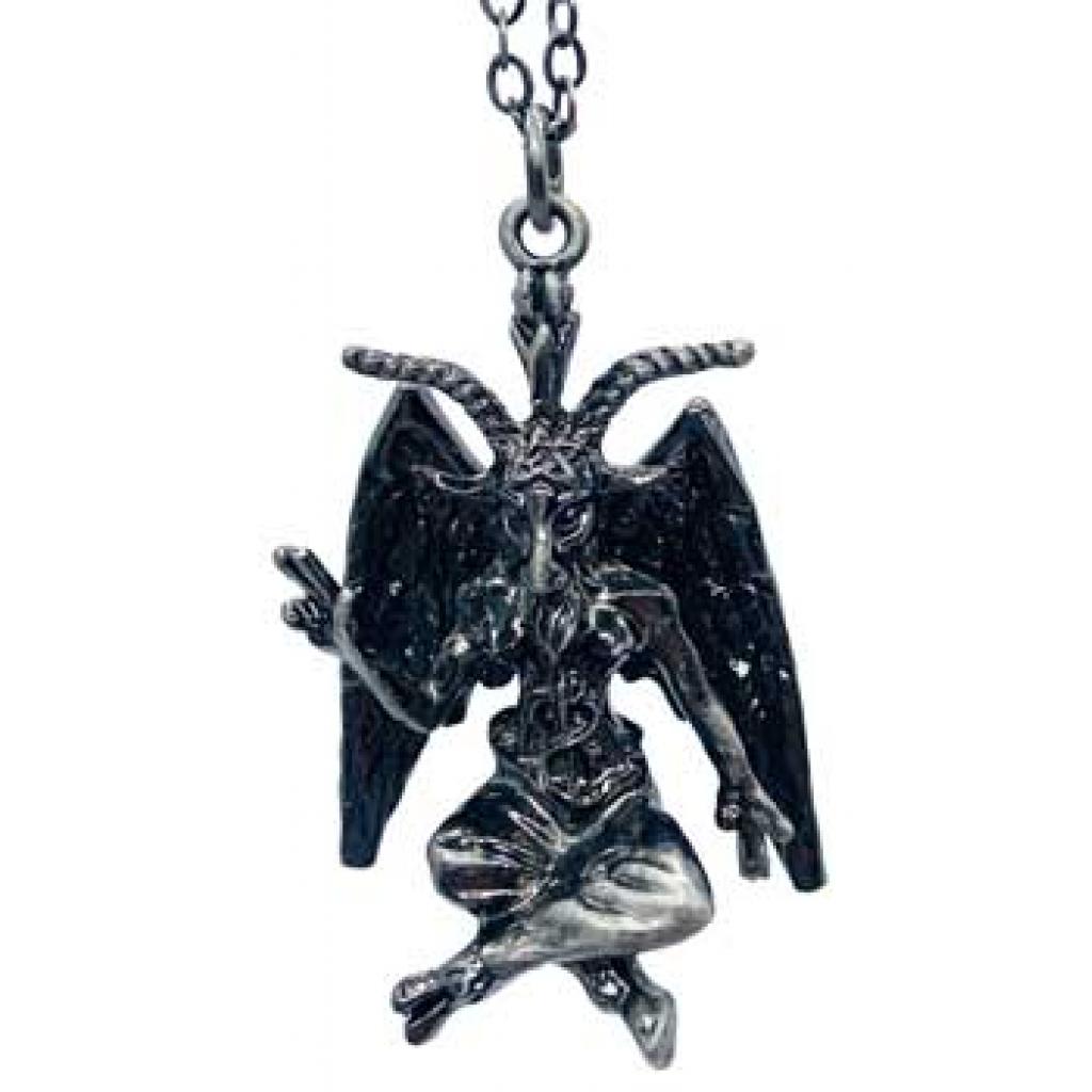 Baphomet Necklace - Detailed Pewter Design