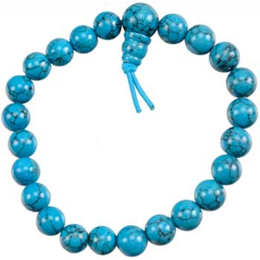 Synthetic Turquoise Protective Power Bracelet