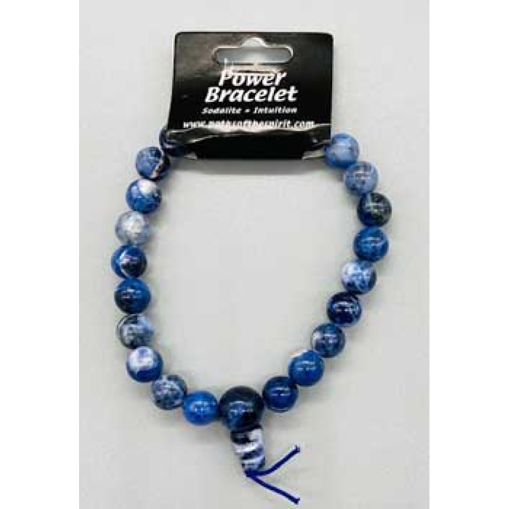 Sodalite Power Bracelet - Emotional Balance and Clarity