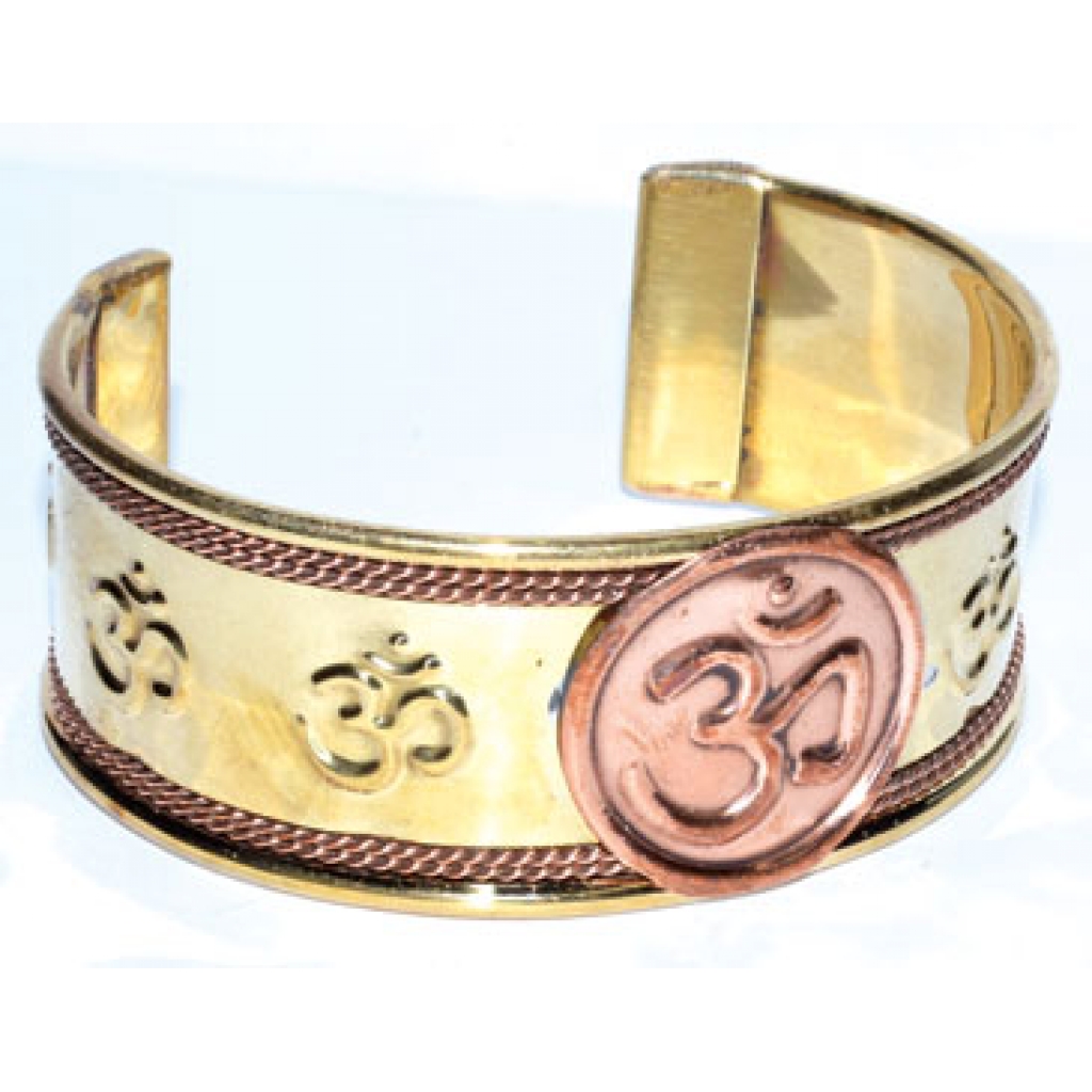 Om Copper Bracelet