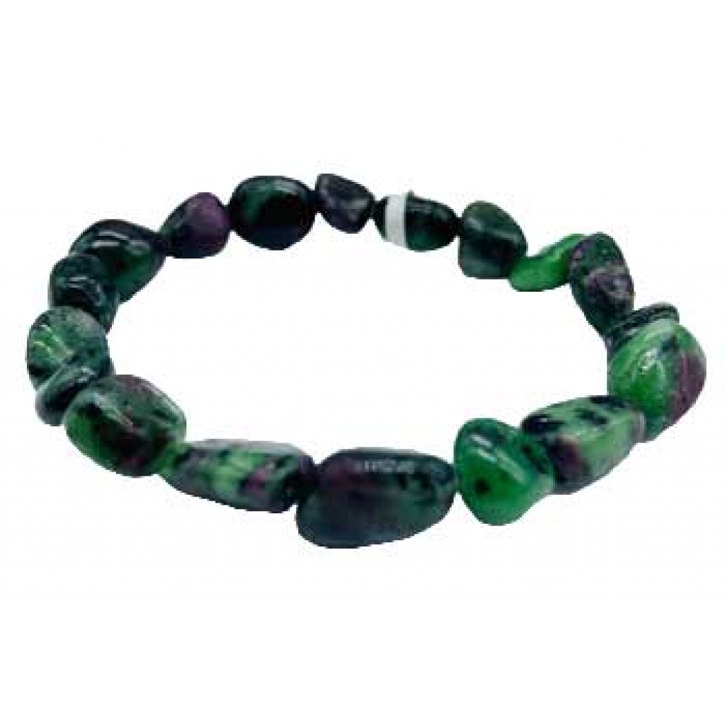 Ruby Zoisite Gemstone Bracelet