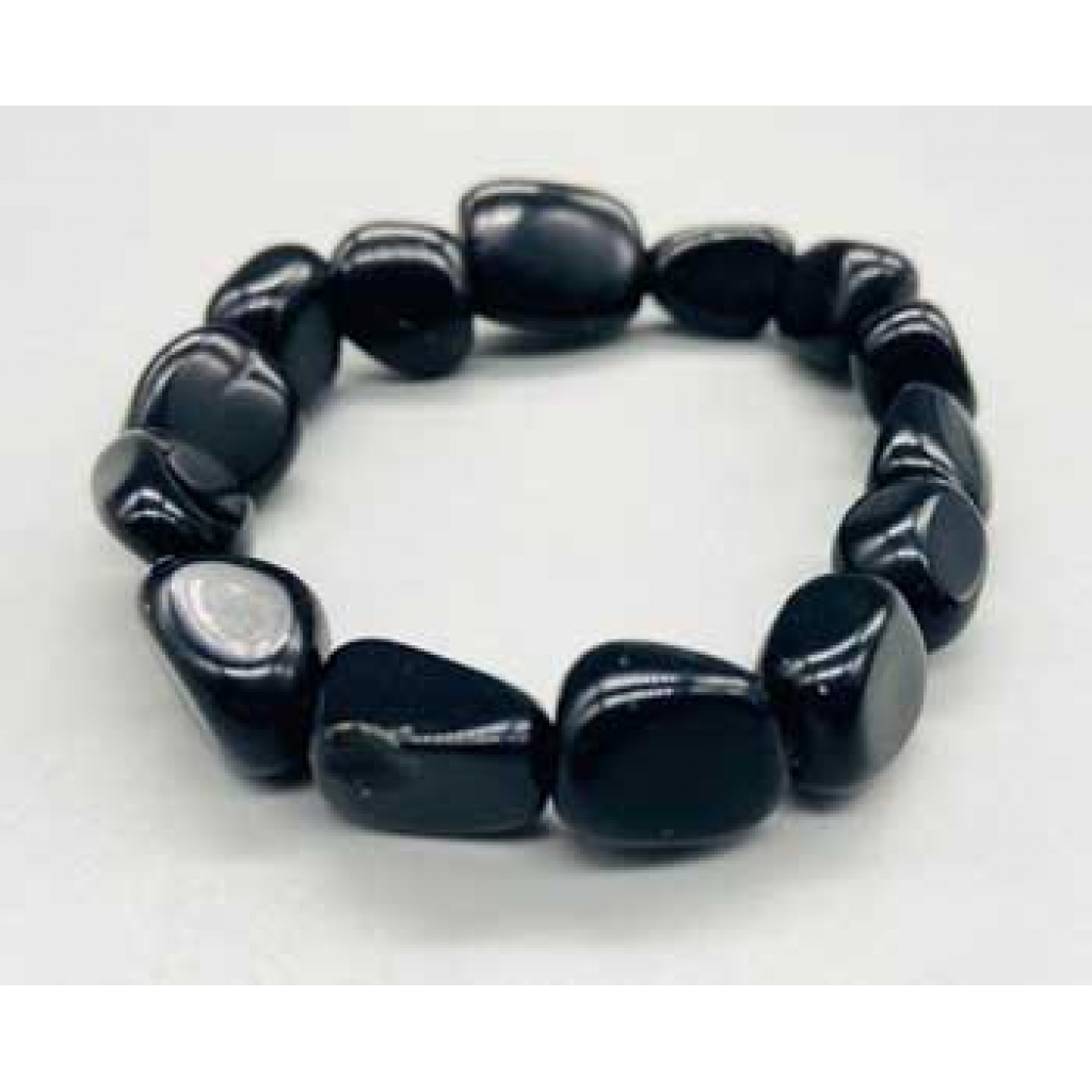 Black Obsidian Nugget Bracelet - Protective Energy