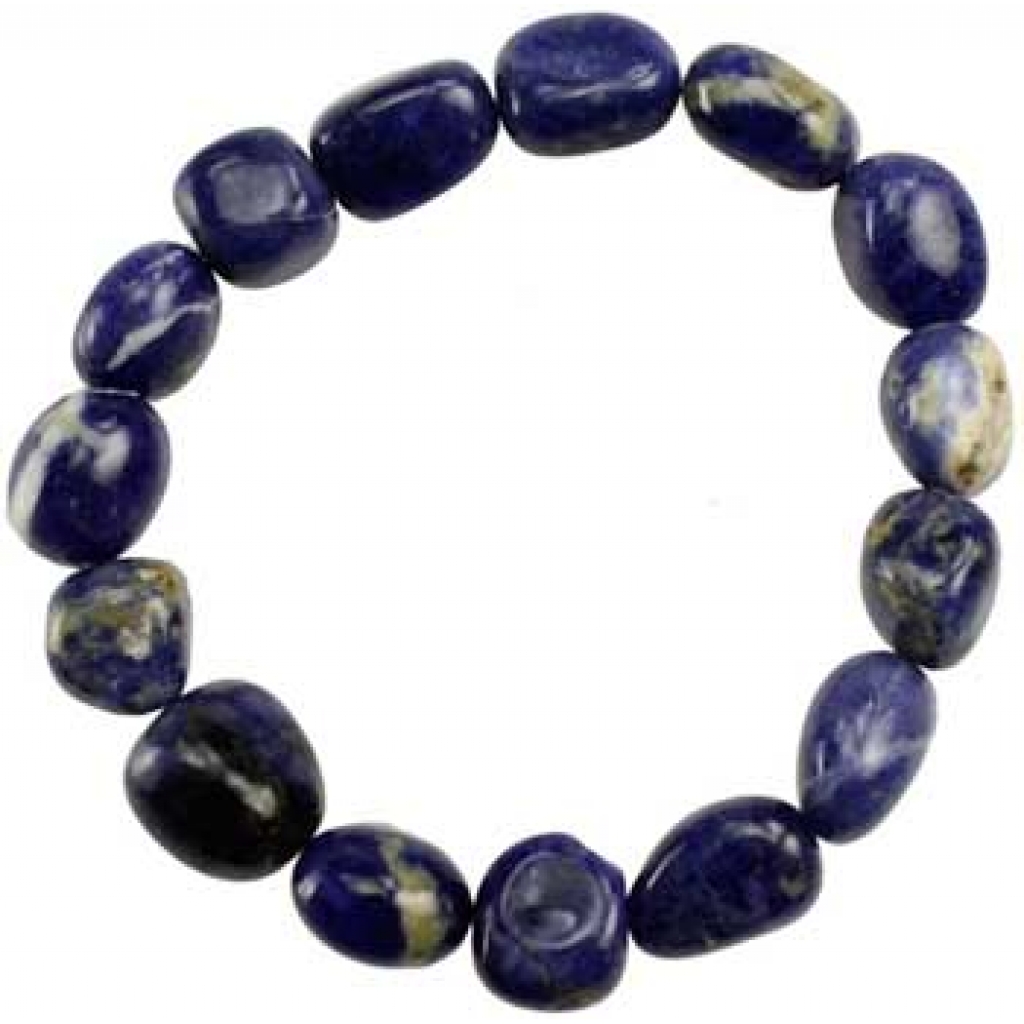 Sodalite Gemstone Bracelet - Emotional Balance and Clarity