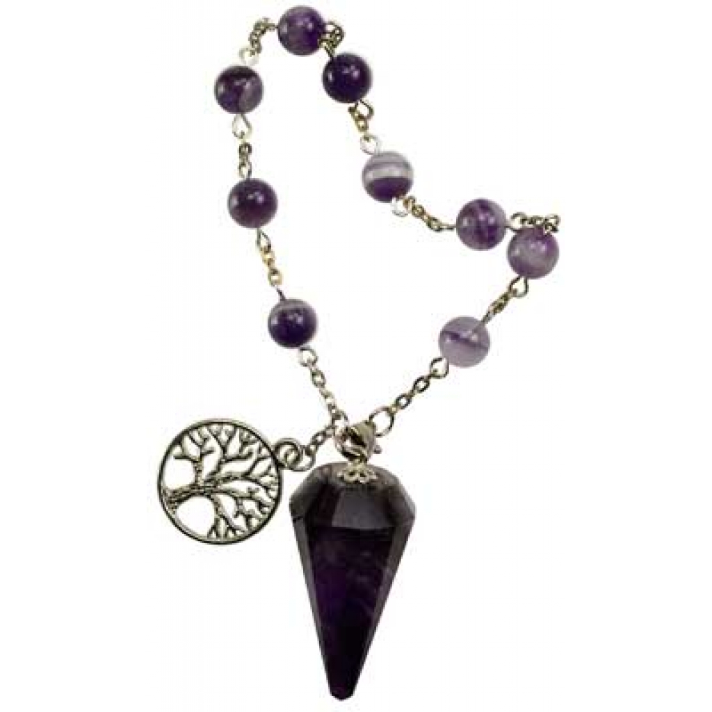 Amethyst Pendulum Bracelet