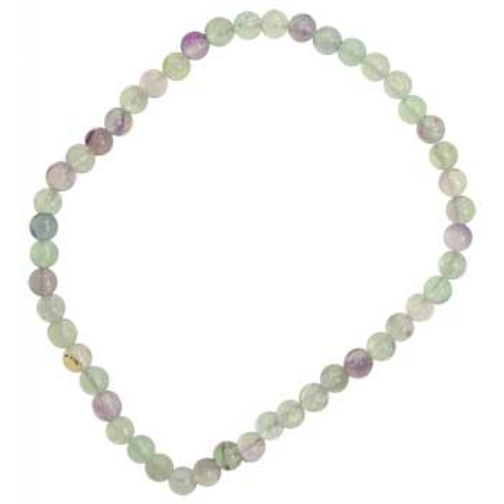 4mm Fluorite Stretch Bracelet