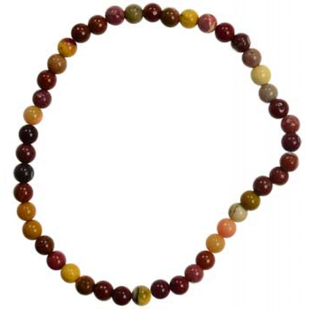 4mm Mookaite Jasper Stretch Bracelet for Healing