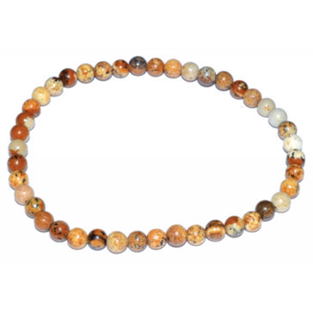 4mm Picture Jasper Stretch Bracelet