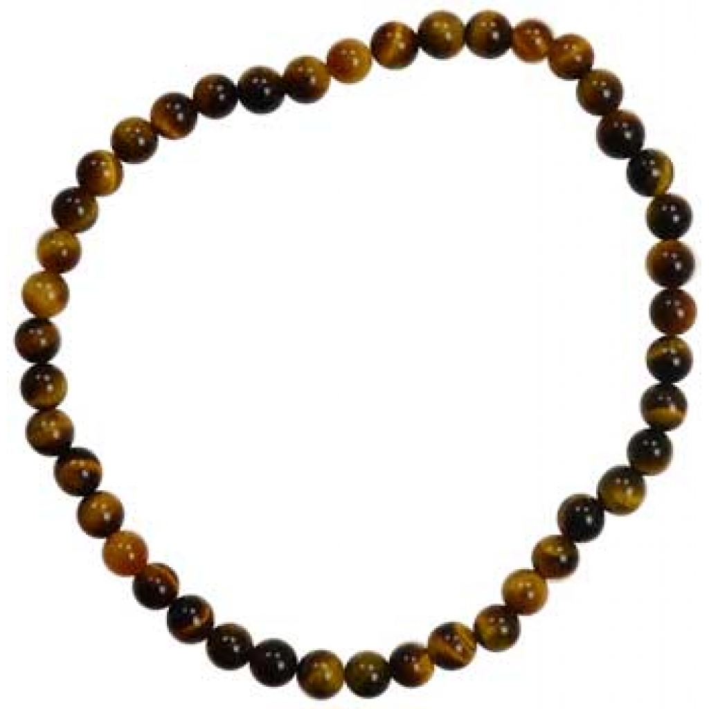 4mm Tiger Eye Stretch Bracelet