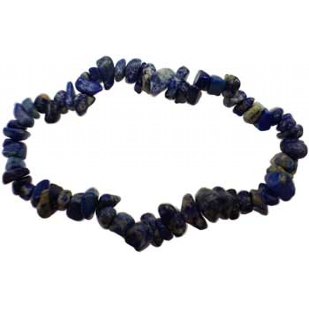 Lapis Chip Bracelet - Energy and Balance Accessory