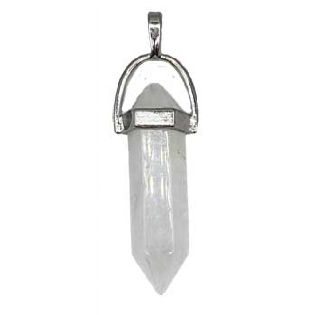 Double Terminated Quartz Pendant