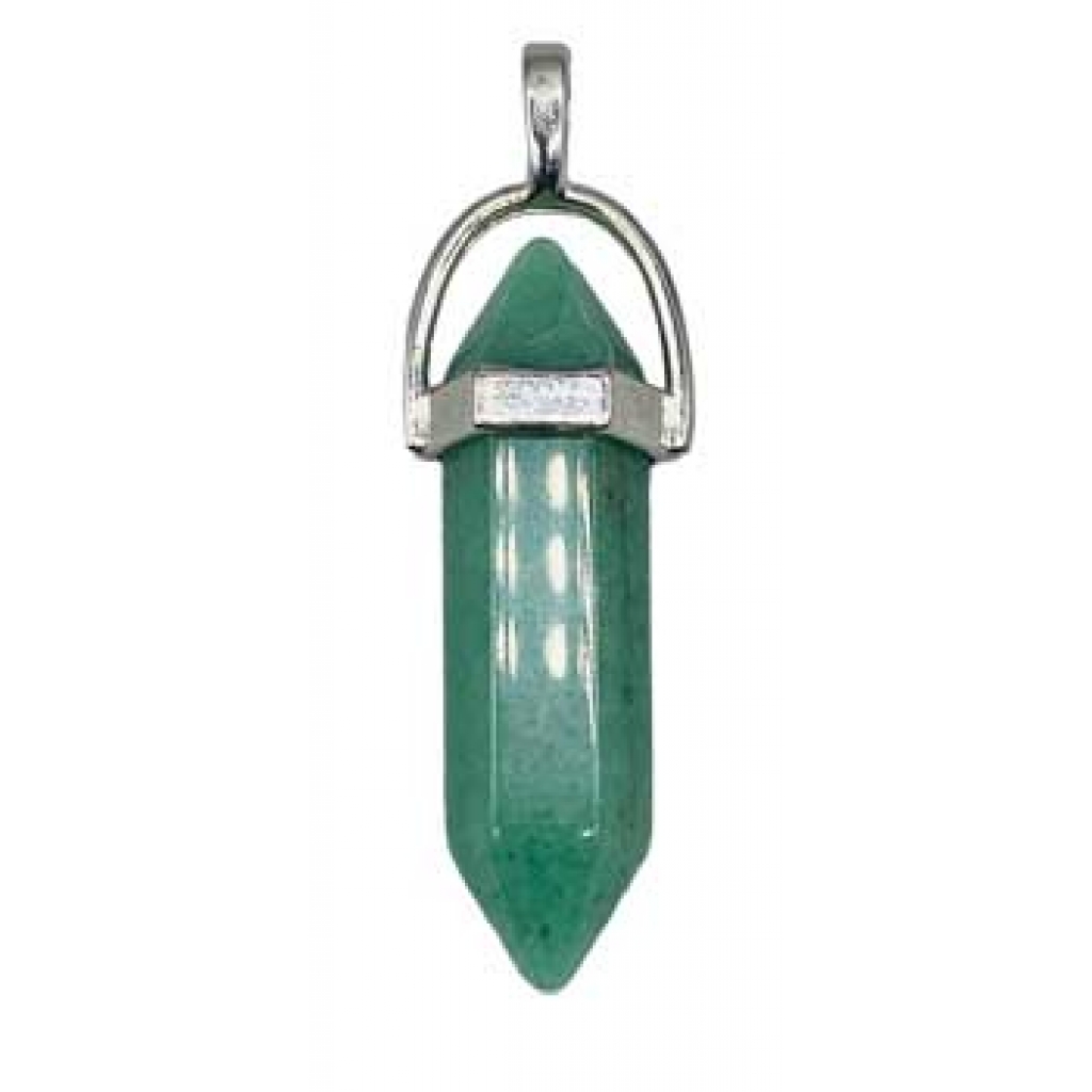 Jade Double Terminated Pendant for Healing