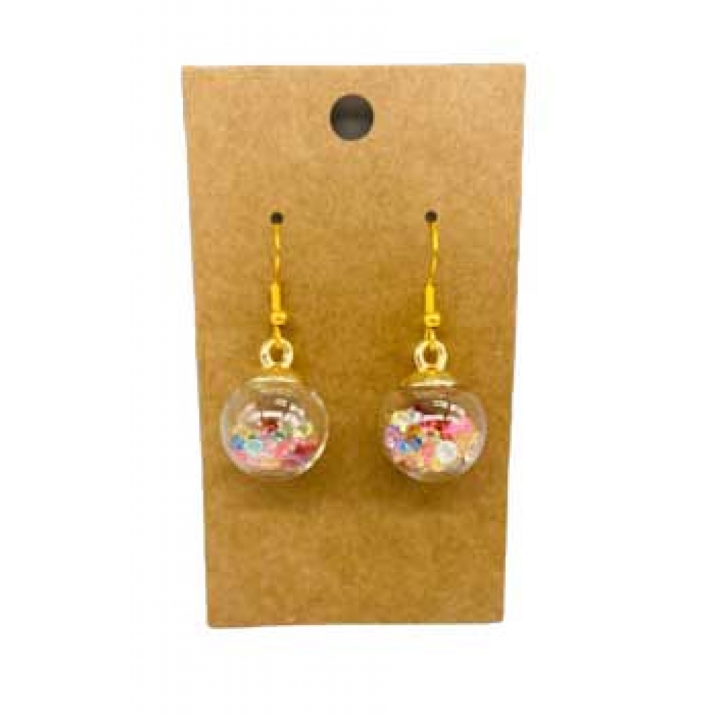 15mm Ball Earrings: Dazzling Color and Sparkle