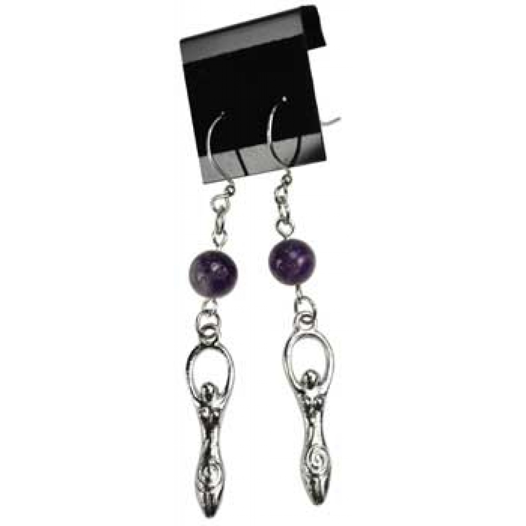 Amethyst Goddess Earrings: Jewelry for Focus and Purpose