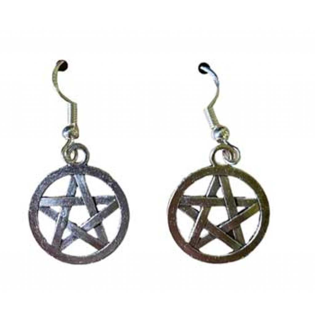 18mm Pentagram Earrings - Symbol of Faith