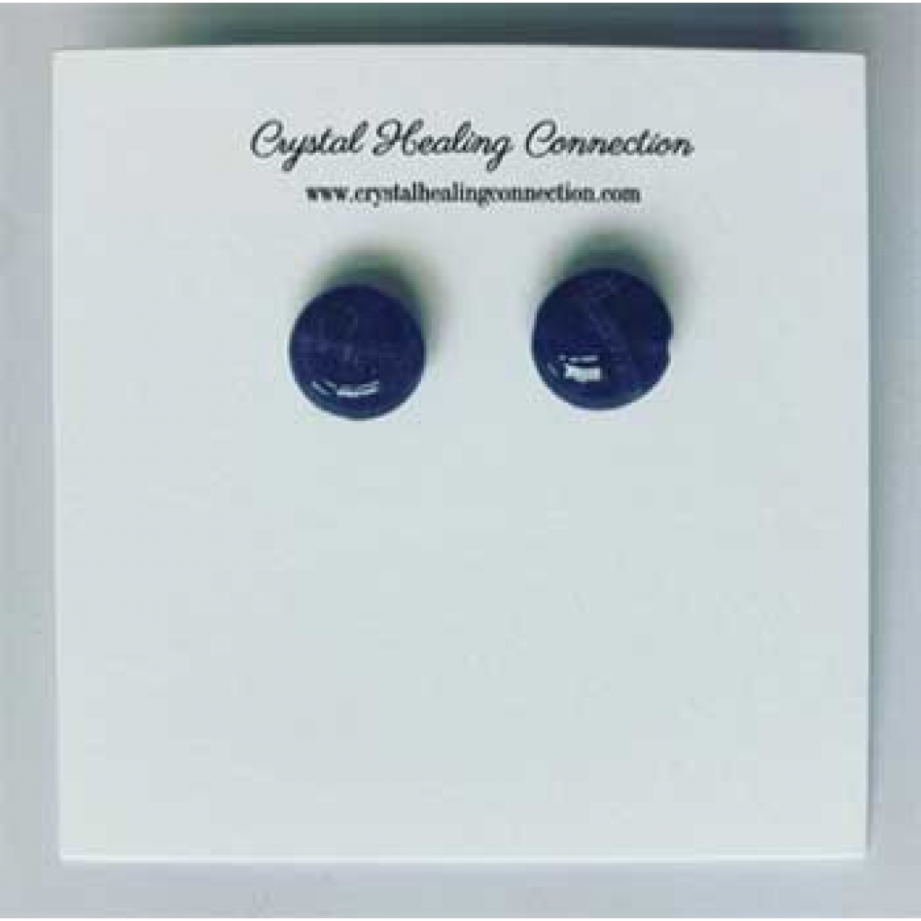 Amethyst Stud Earrings - Energy Protection