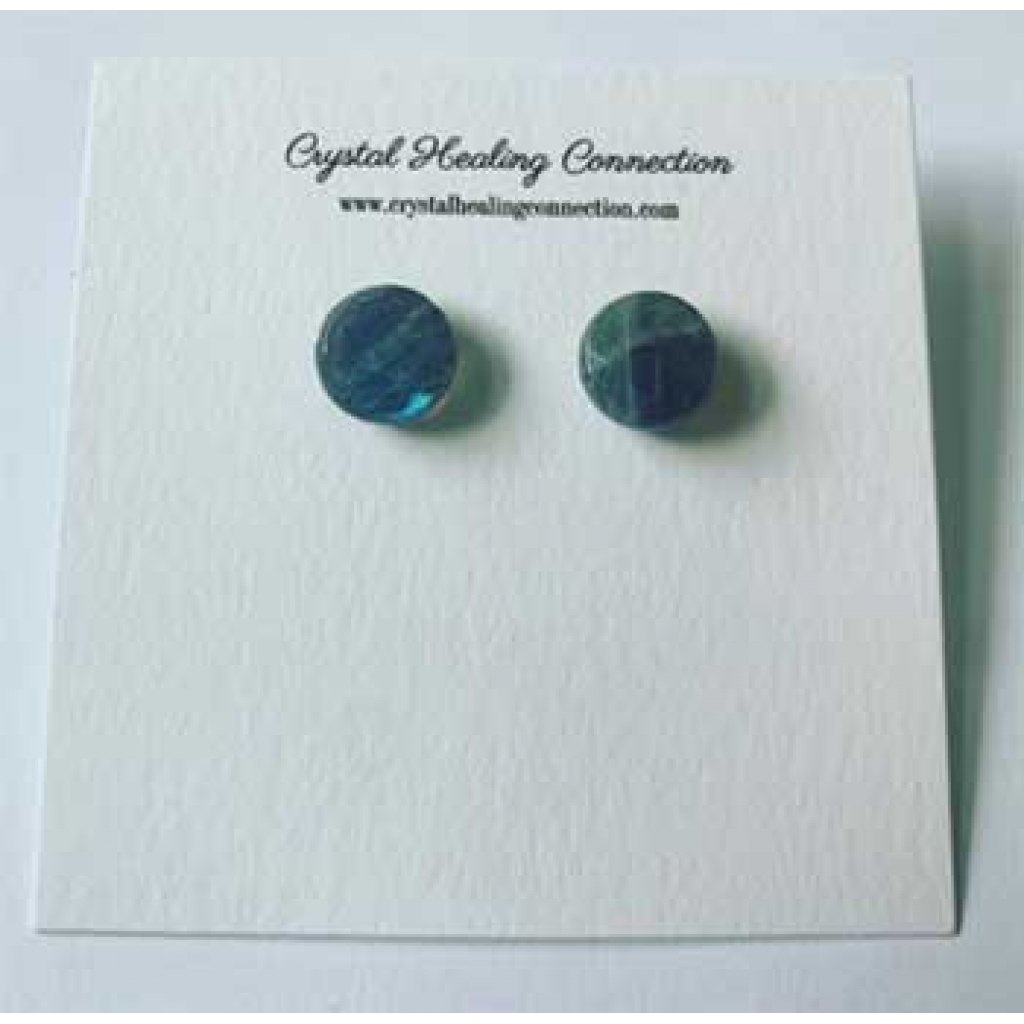 Reiki Infused Labradorite Stud Earrings