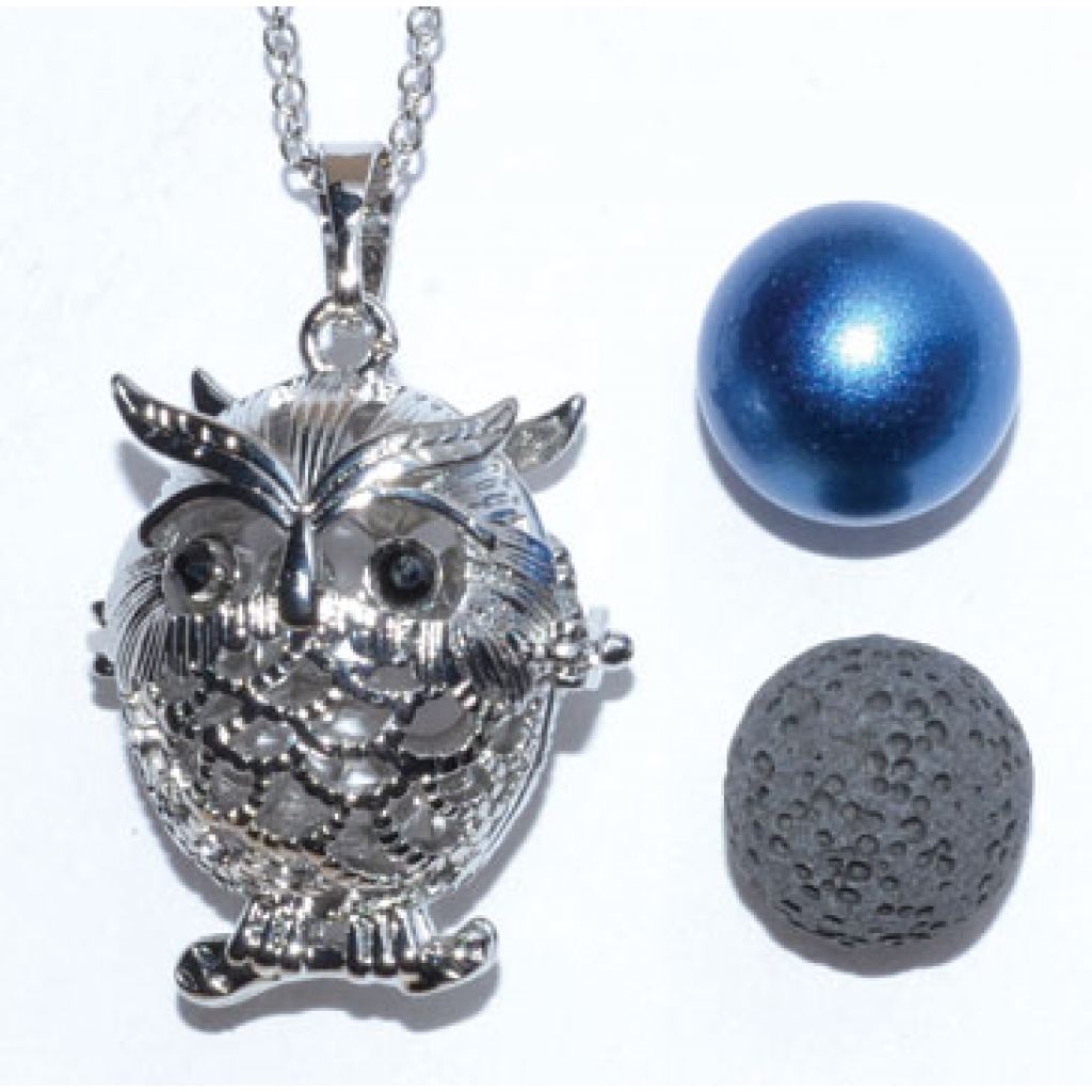 Owl Harmony Ball Necklace