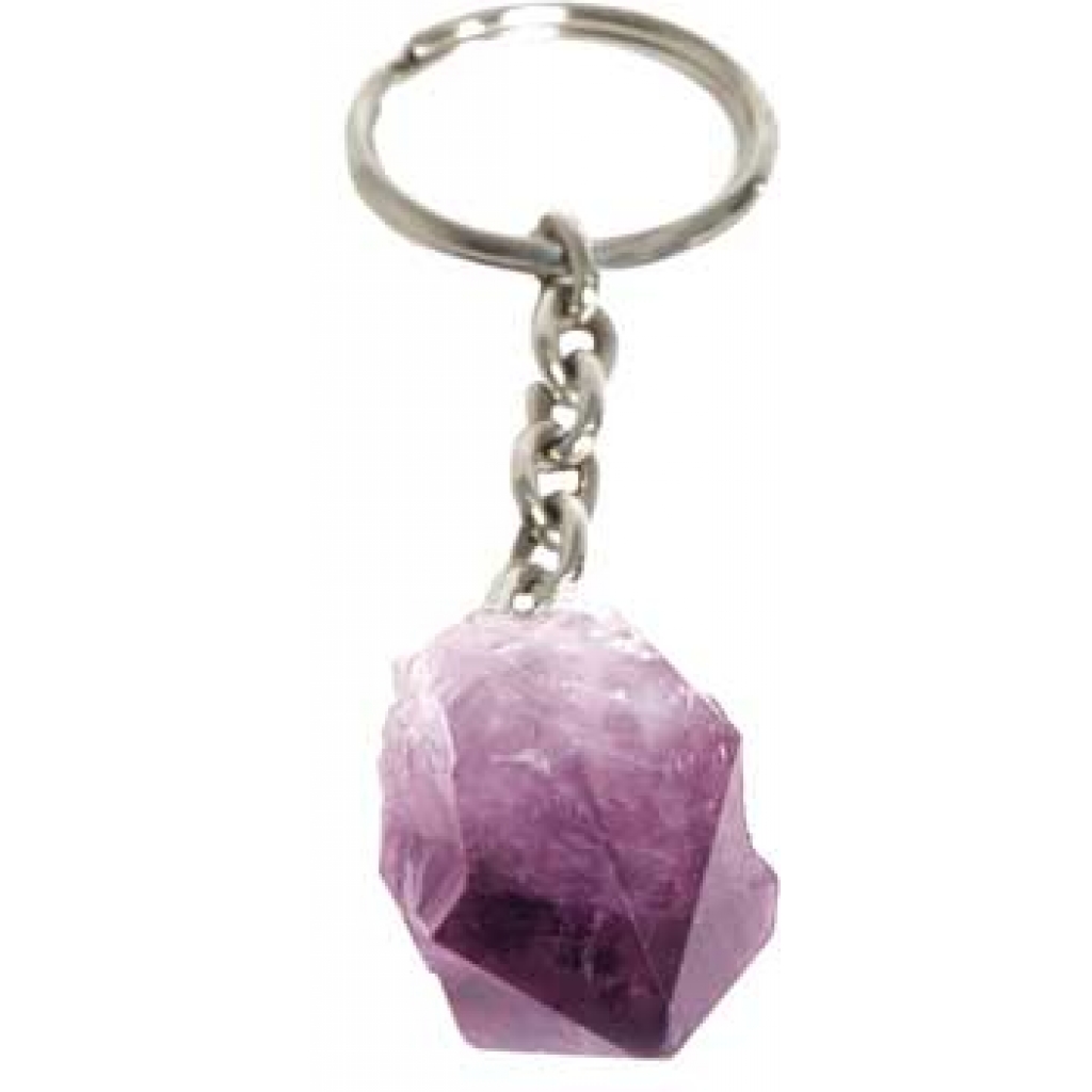 Amethyst Keychain - A Touch of Serenity