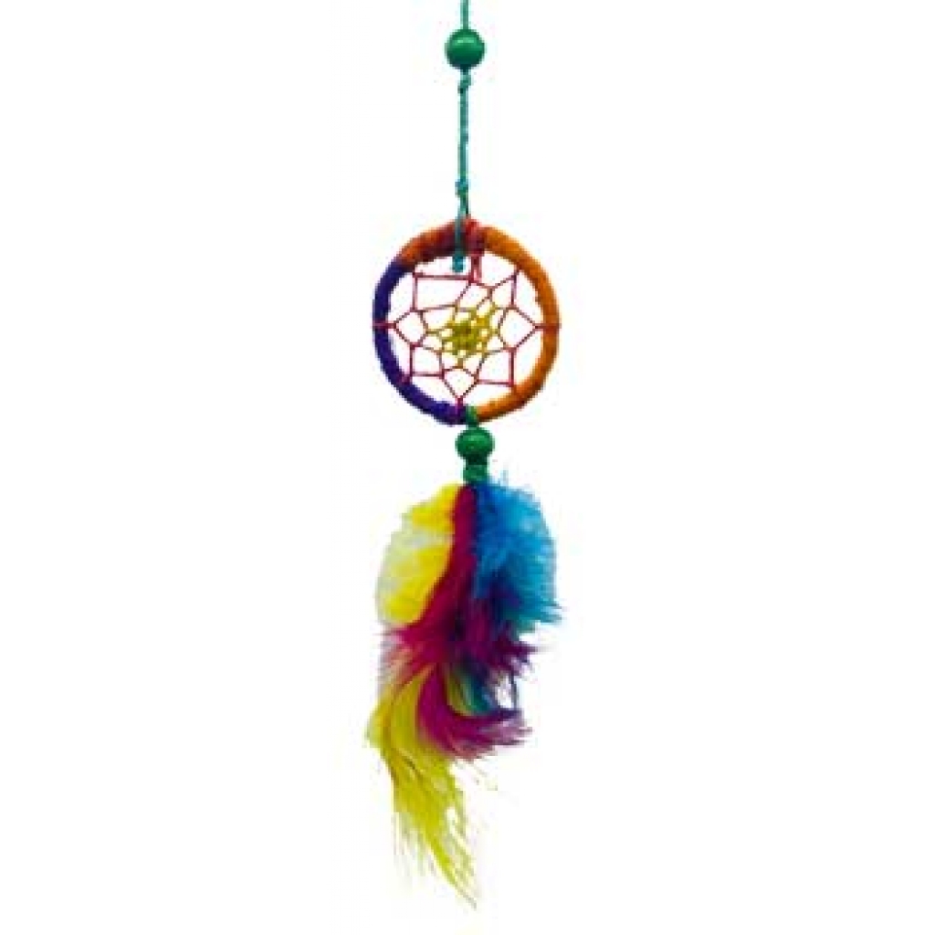 Set of 6 Rainbow Dreamcatcher Keychains