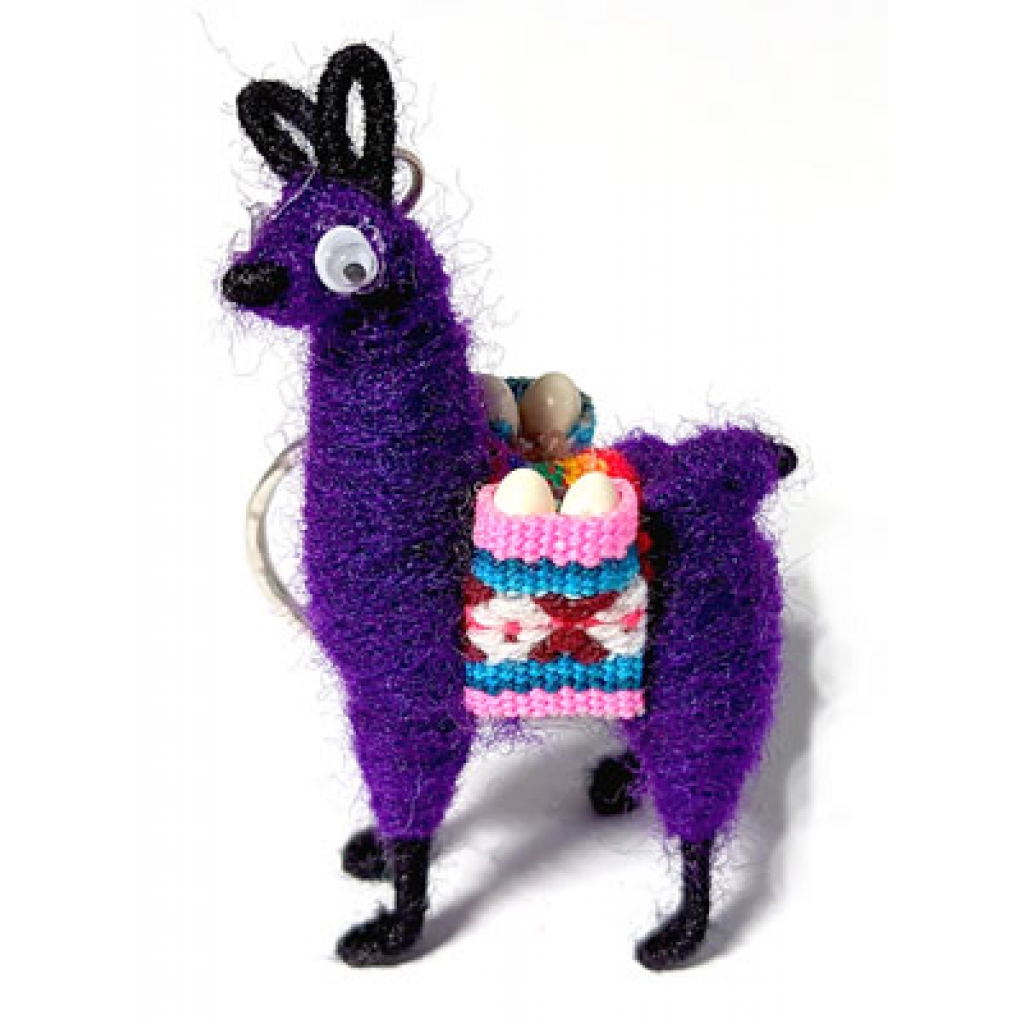 Vision Llama Key Ring