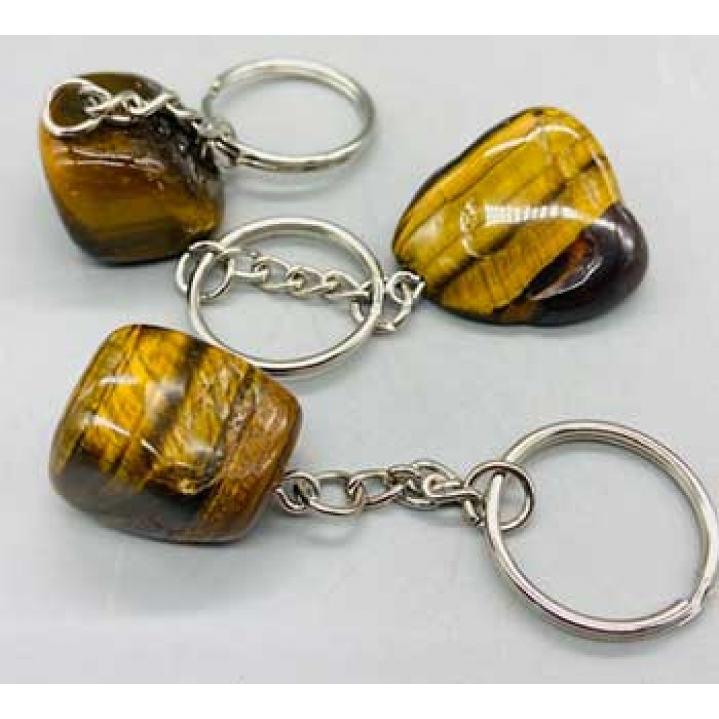 Tiger Eye Keychain - Empowering Accessory