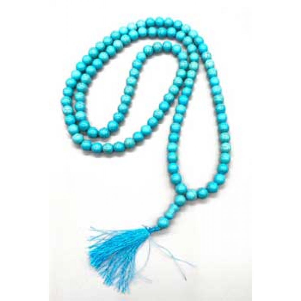 Synthetic Turquoise Jamamala Necklace