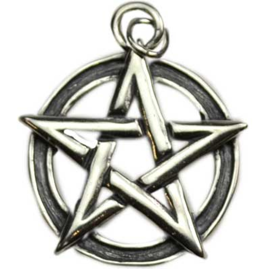 Sterling Silver Interwoven Pentacle Pendant