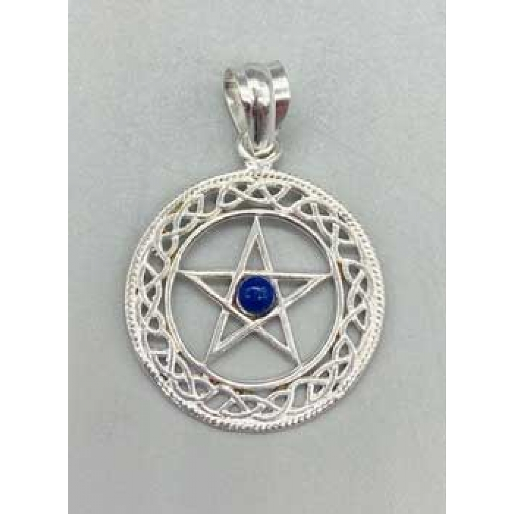 30mm Lapis Pentagram Pendant