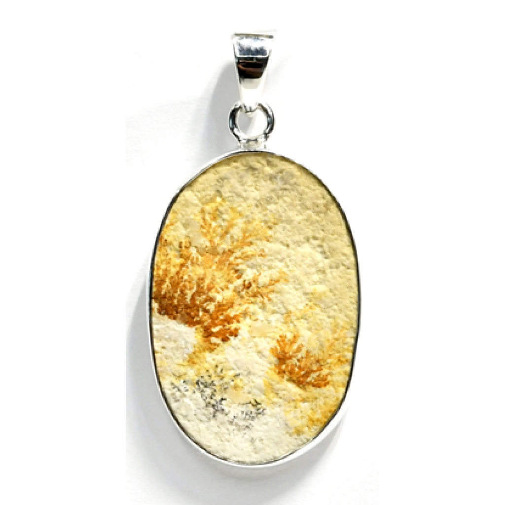 Unique Russian Dendritic Agate Pendant