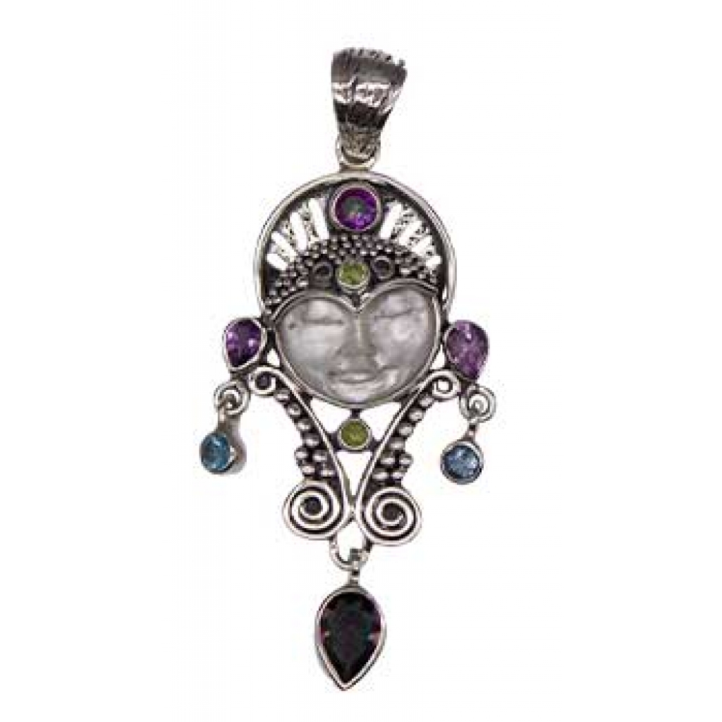 Warrior Goddess Pendant - Amethyst & More