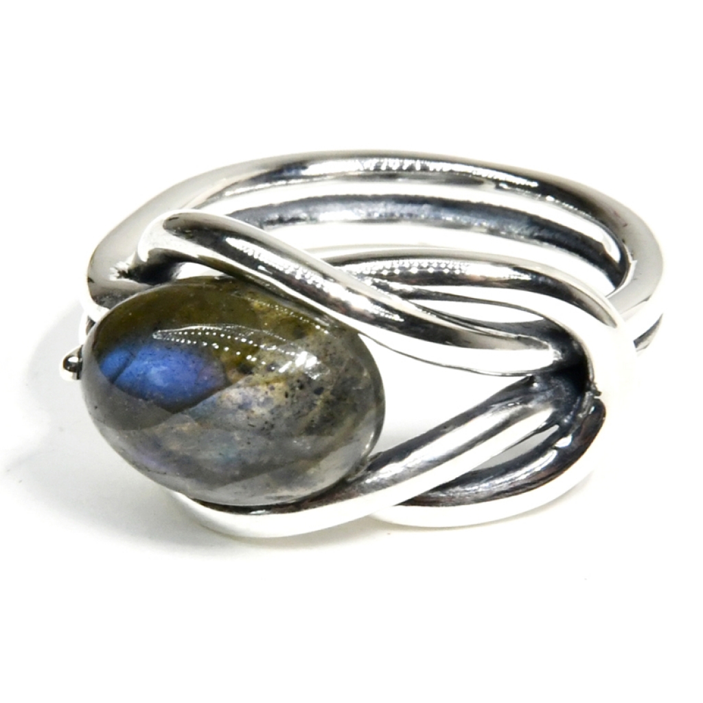 Size 10 Labradorite Ring