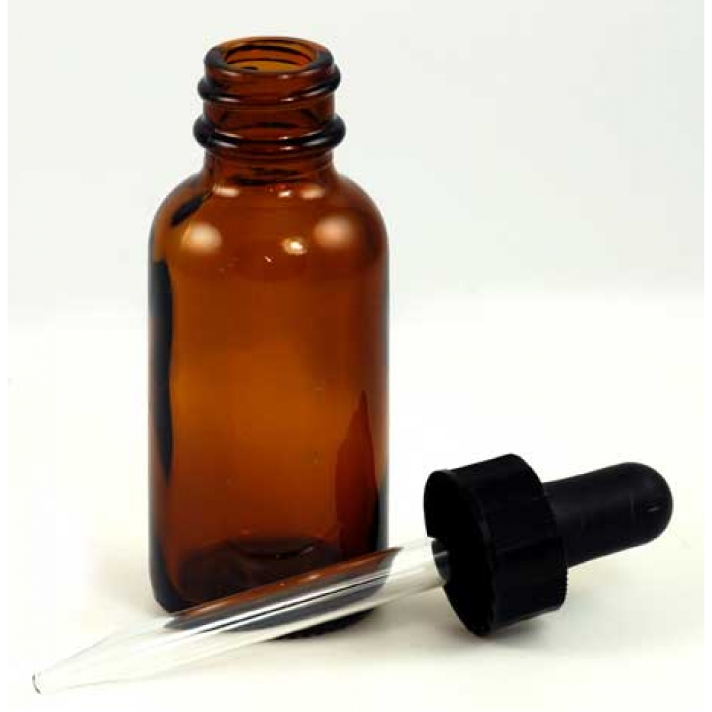 1oz Amber Bottle with Dropper - Preserve Your Oils