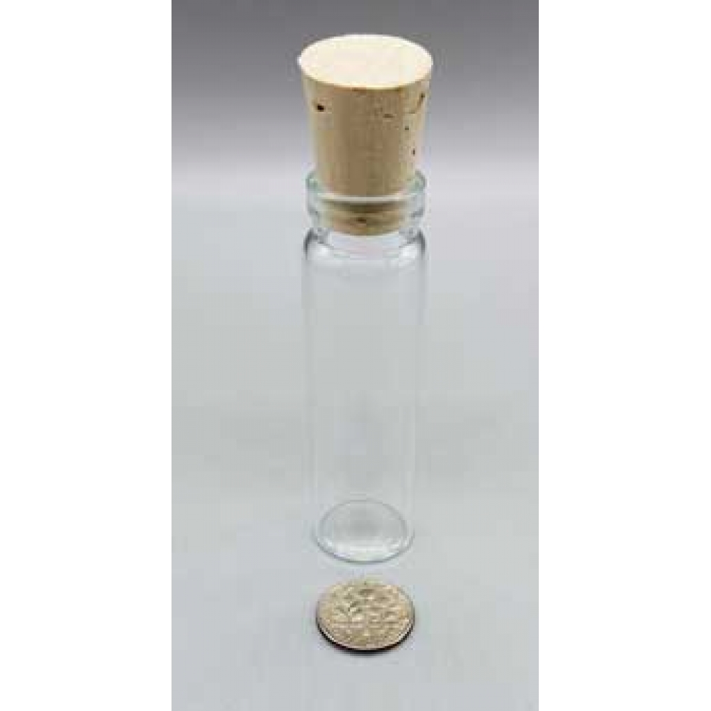 4dram Glass Vial with Cork Closure