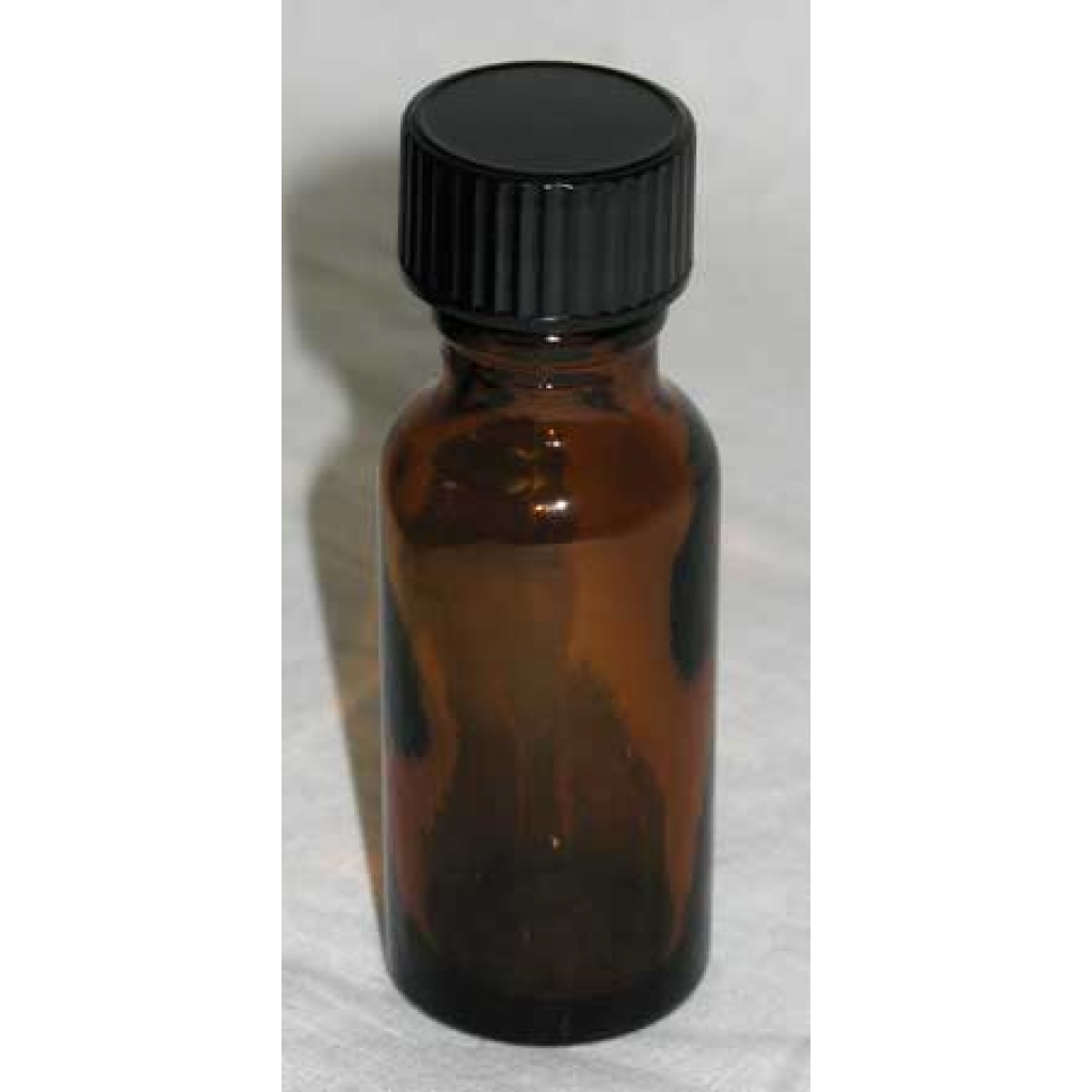 1/2 oz Amber Glass Bottle for Essential Oils