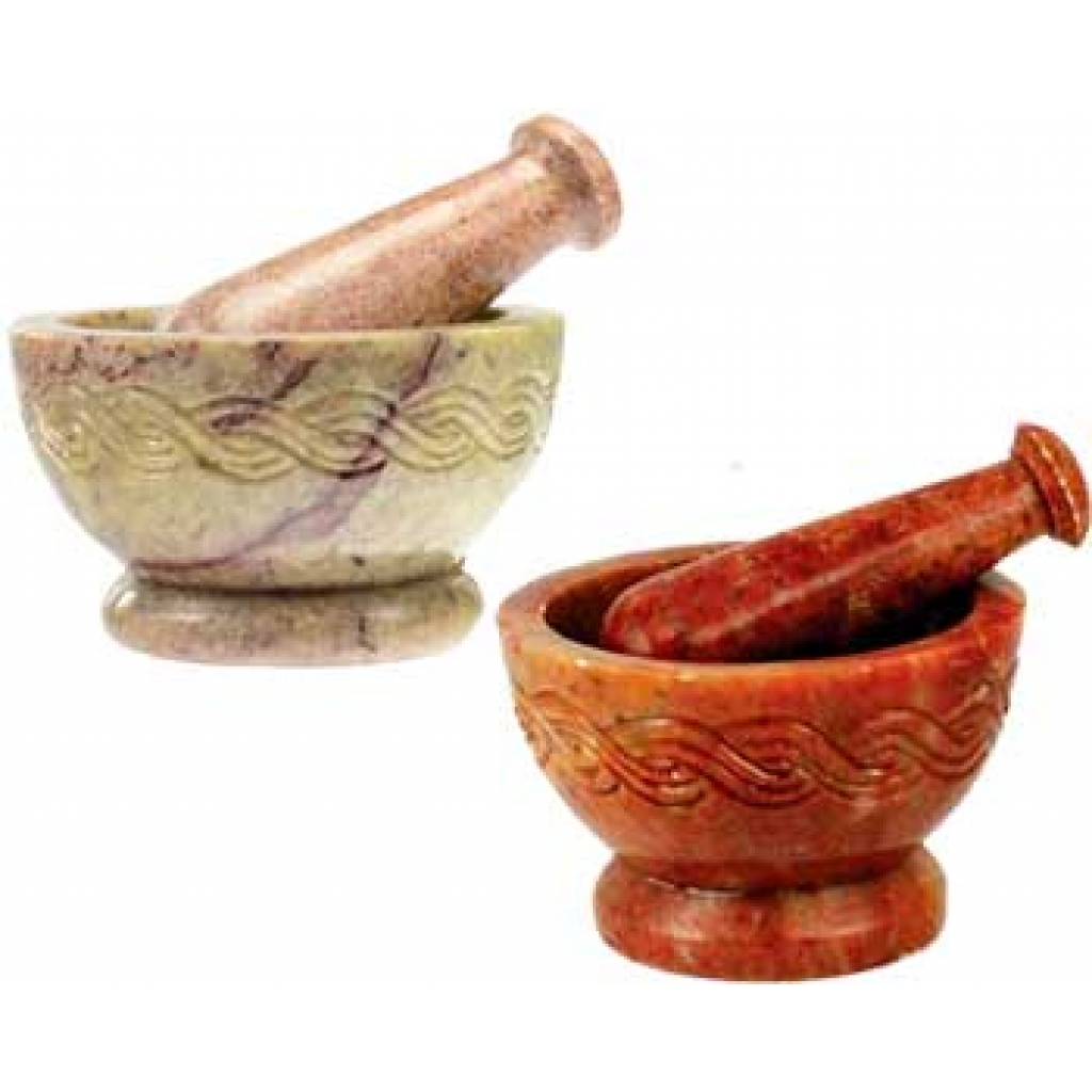 Celtic Mortar & Pestle Set for Kitchen Magic