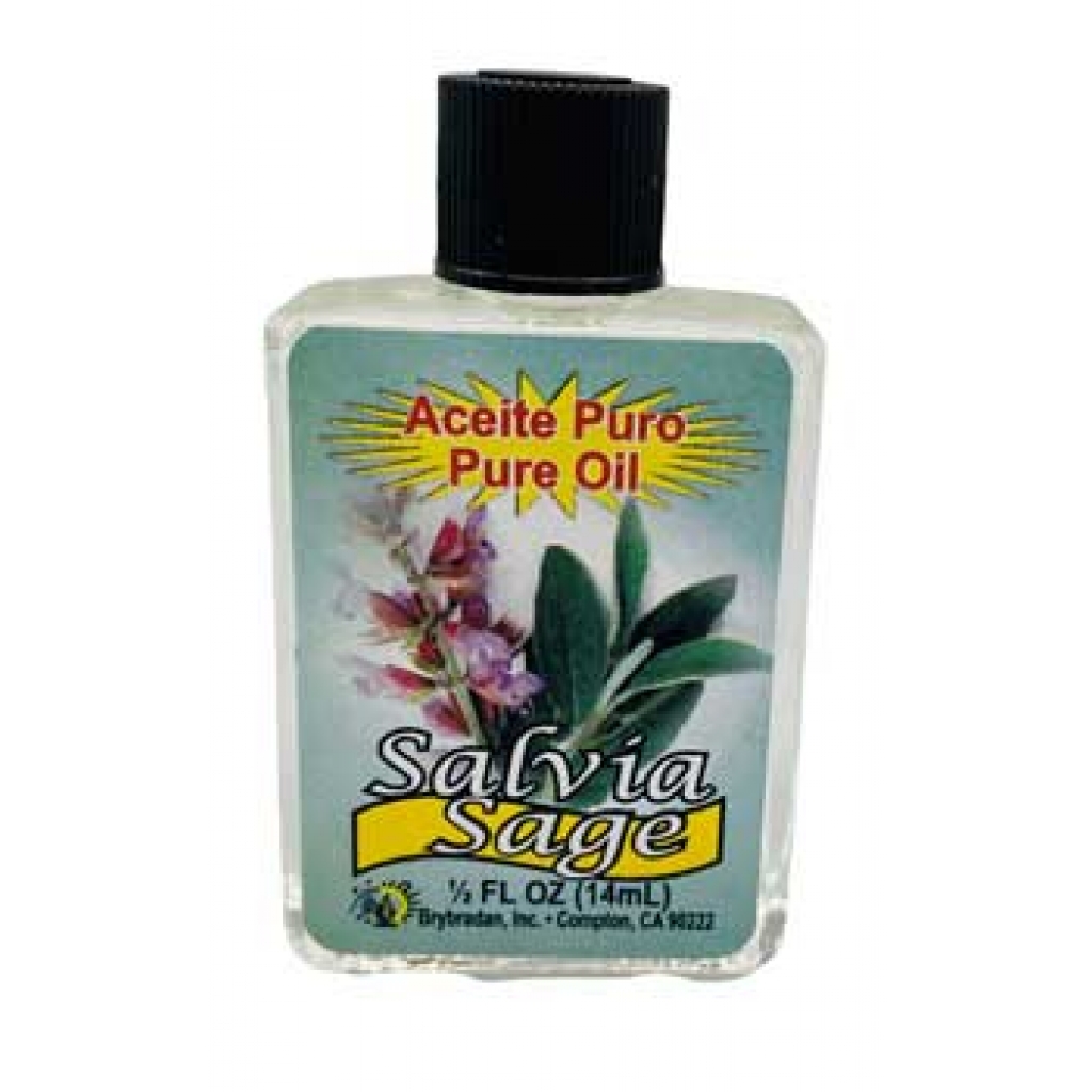 Pure Sage Oil - 4 Dram for Ritual and Anointing use