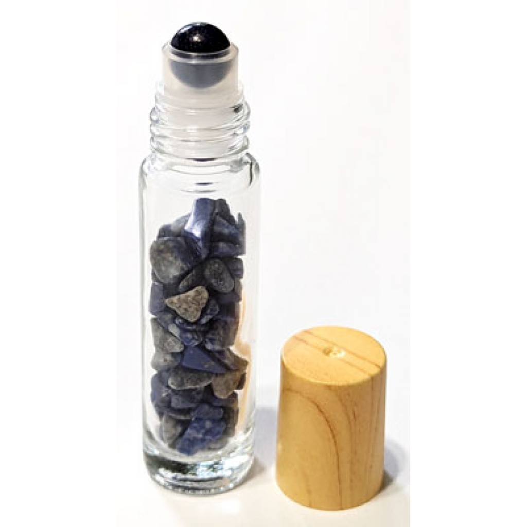 10ml Lapis Roller Bottle for Aromatherapy and Crystal Healing