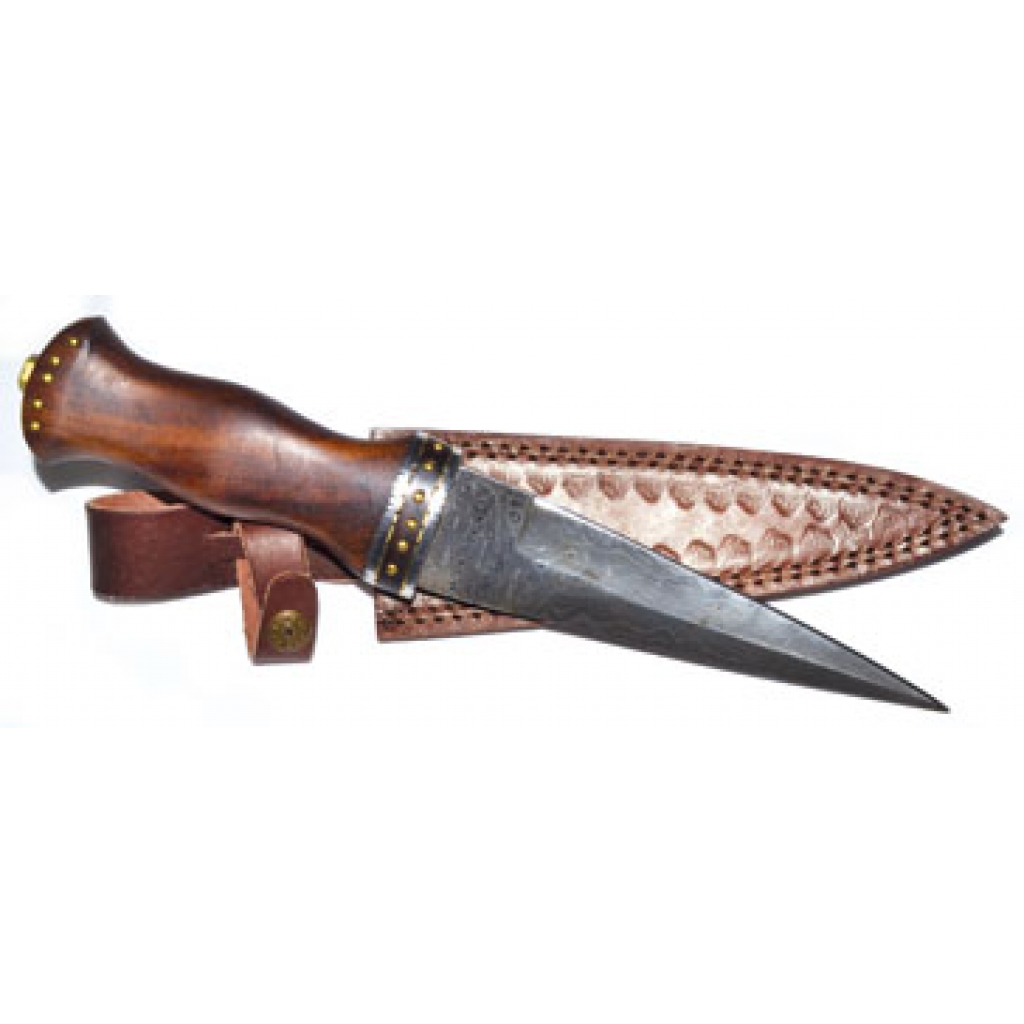 Rosewood Damascus Athame - 12