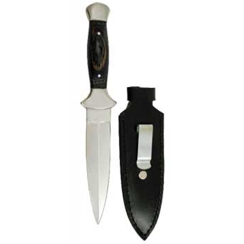 Black Faux Wooden Handled Athame (9