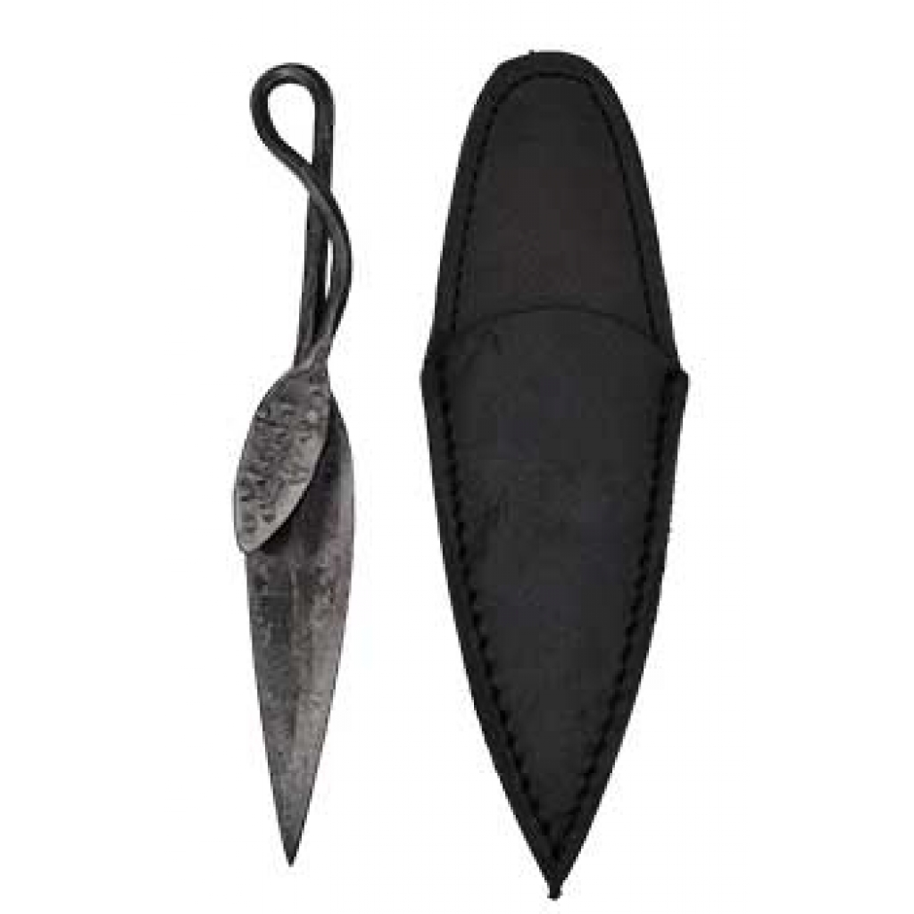 Leaf Forged Athame - Ritual Tool for Energy Direction