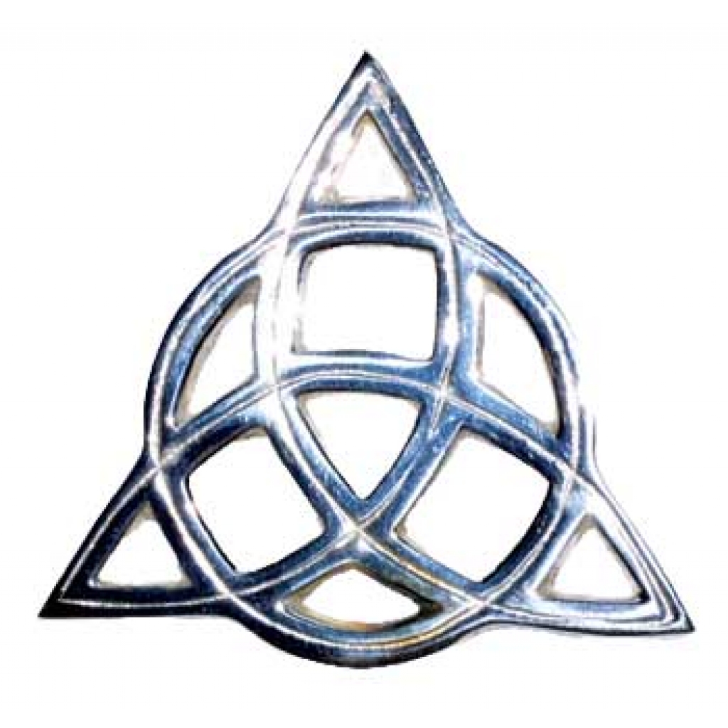 Triquetra Open Cut Altar Tile - 3