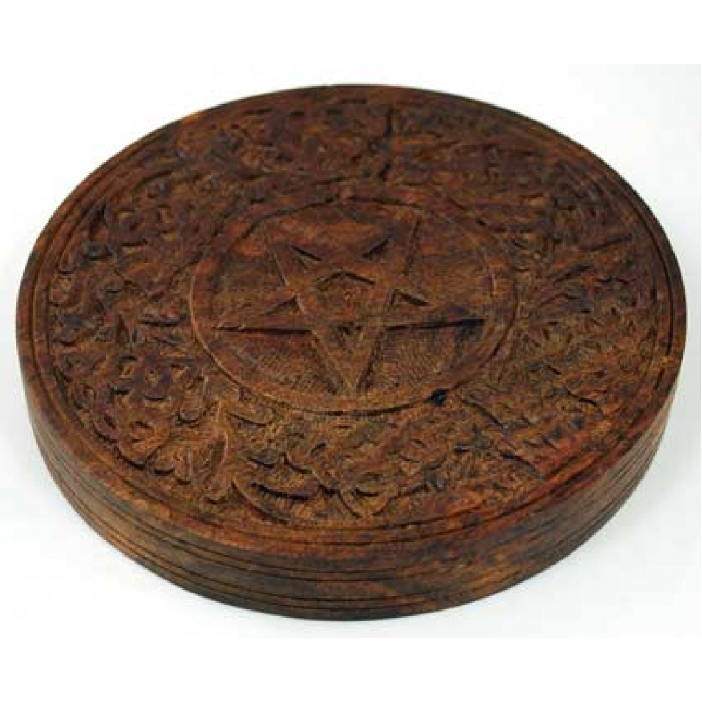 Wooden Pentagram Altar Tile - 6