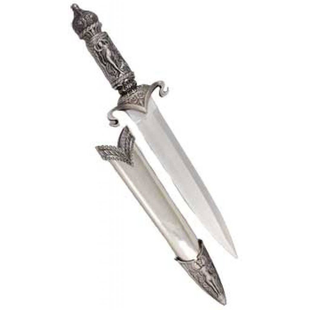 Goddess Athame with Ornate Pewter Sheath