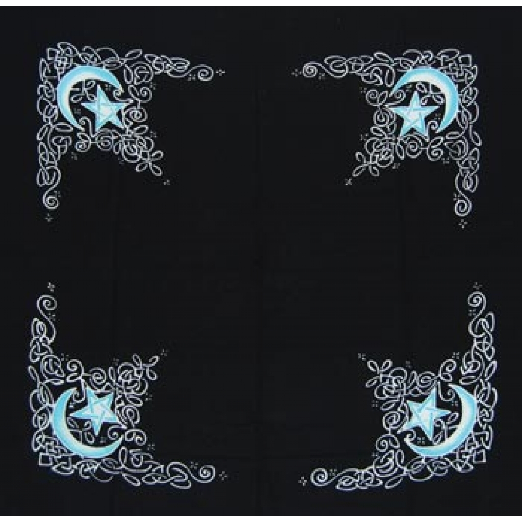 Celtic Moon Altar Cloth or Scarf - 36