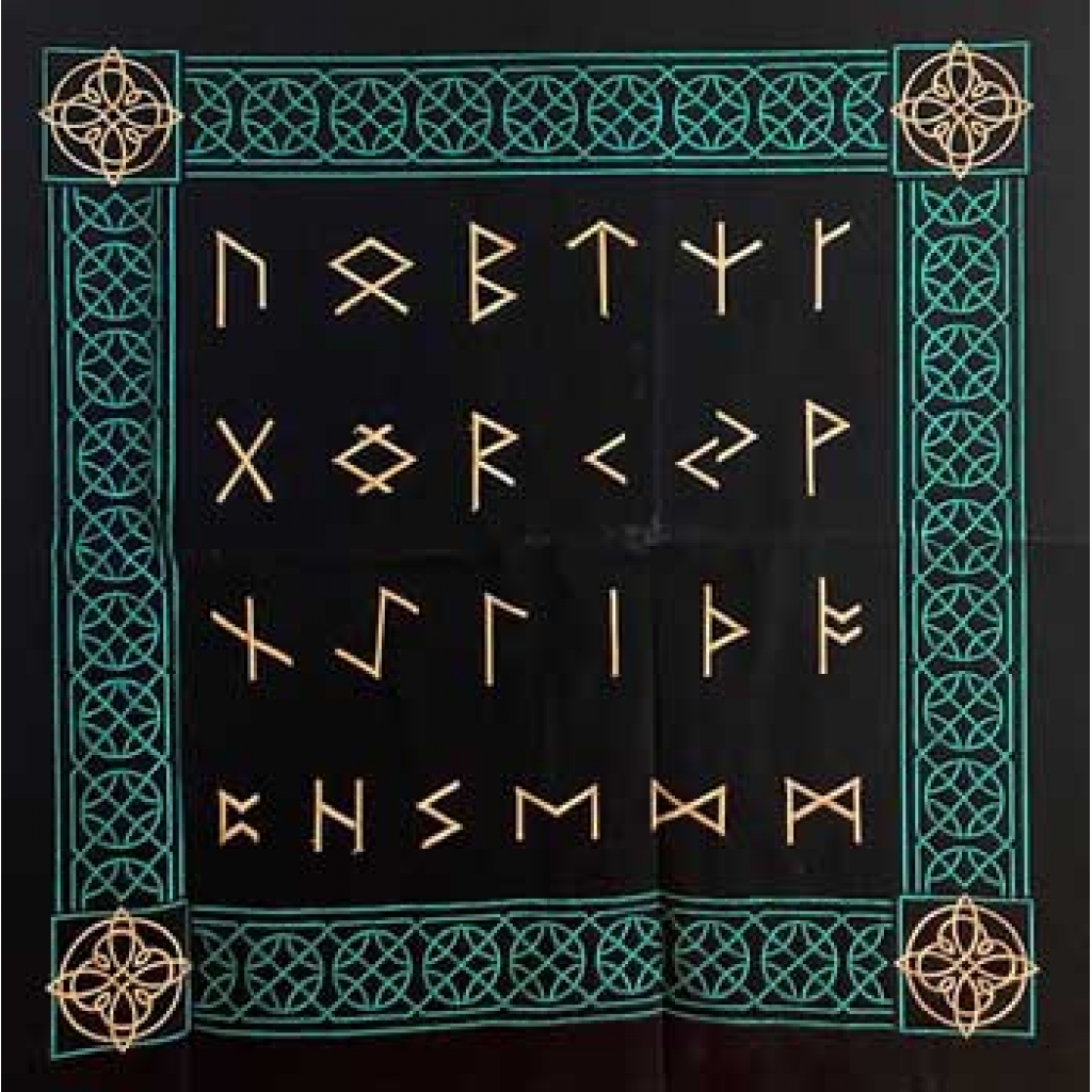 Norse Runes Altar Cloth - 32