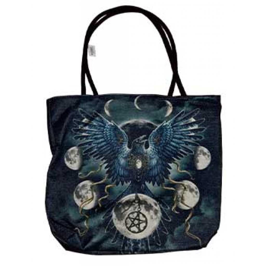 Sinister Crow Tote Bag (17