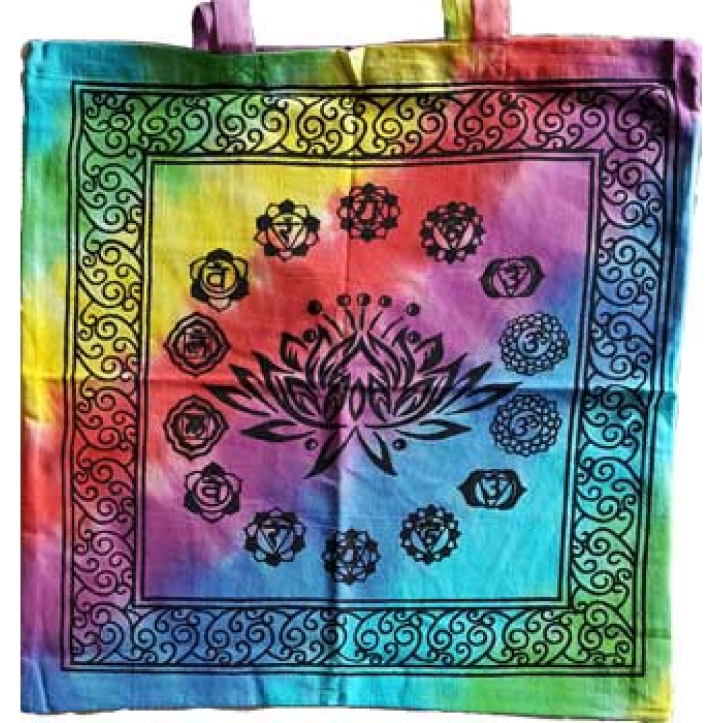 Lotus Chakra Tote Bag for Spiritual Carrying