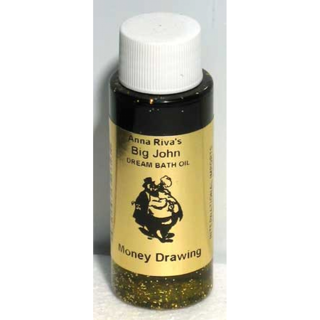 2 oz Money Drawing Bath Oil with Gold